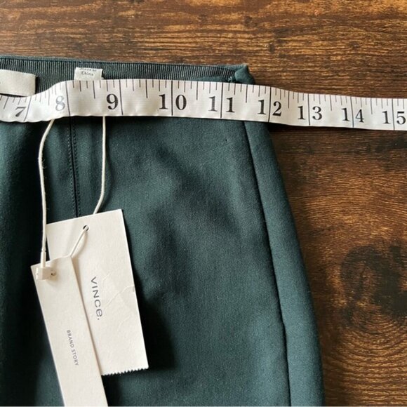 Vince Women's Green Front Seam Legging Ponte Pant in Watercress Size XS NWT NEW - Picture 11 of 14